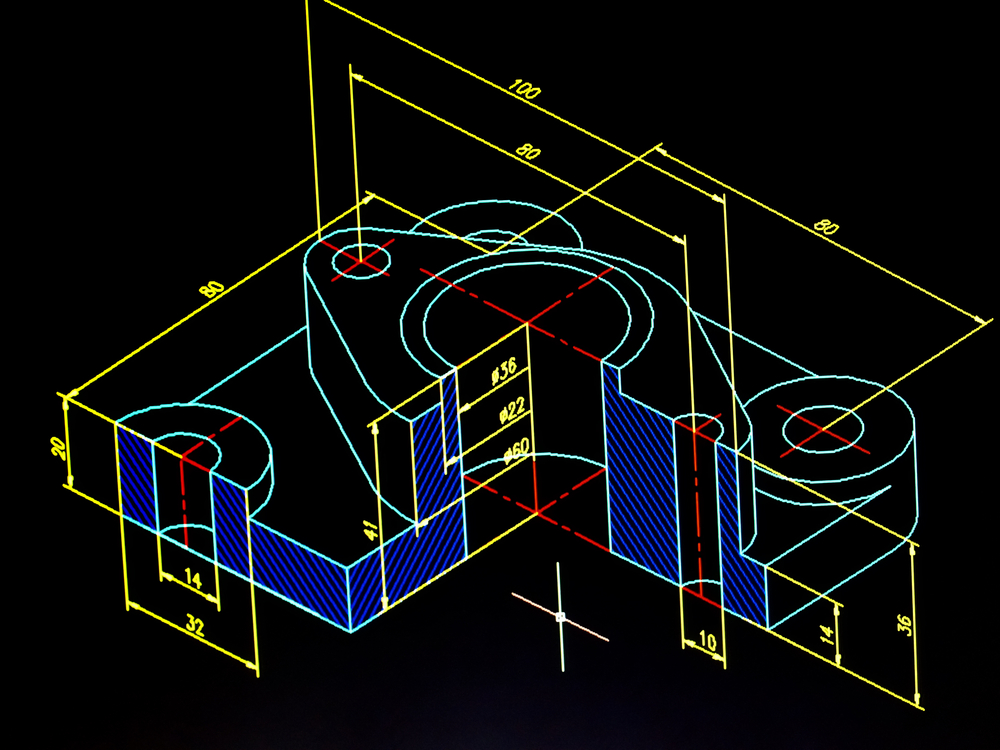 Single Floor Simple Elevations And Sections AutoCAD Drawing - Cadbull